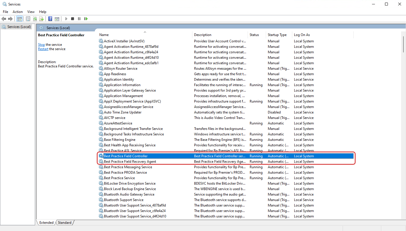Best Practice Field Controller Service in Windows Services