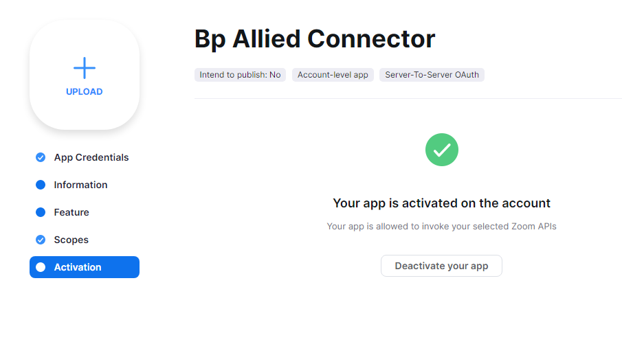 App Activated