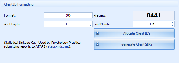 Client ID Formatting