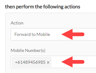 Forward to Mobile