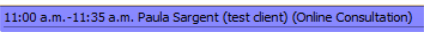 6. Time, Client Name & Consultation Reason