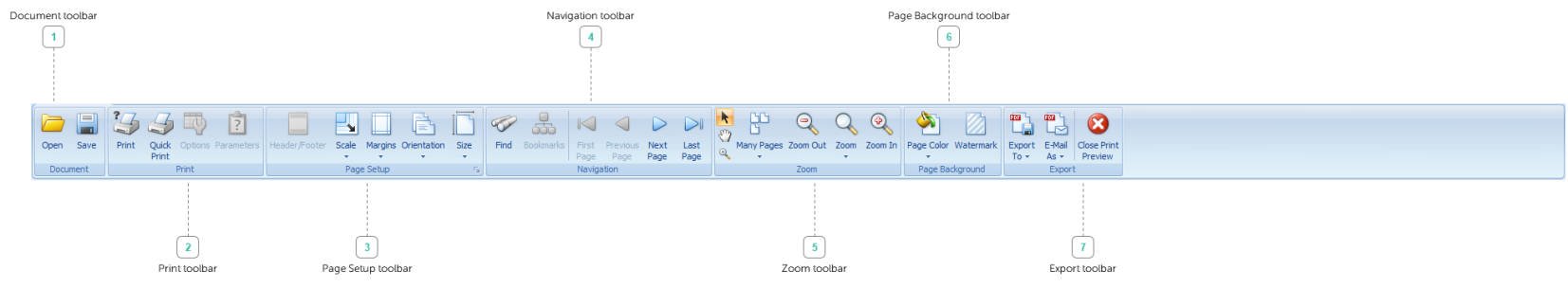 Print Preview property page