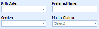 3. Additional Demographic Fields