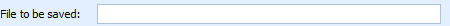 4. File to be saved