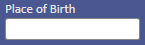 4. Add place of birth