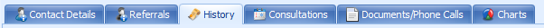 1. Other Client Details tabs