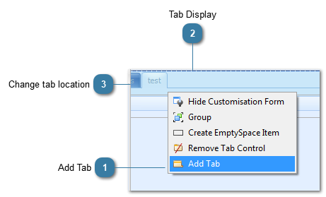 Adding a New Tab