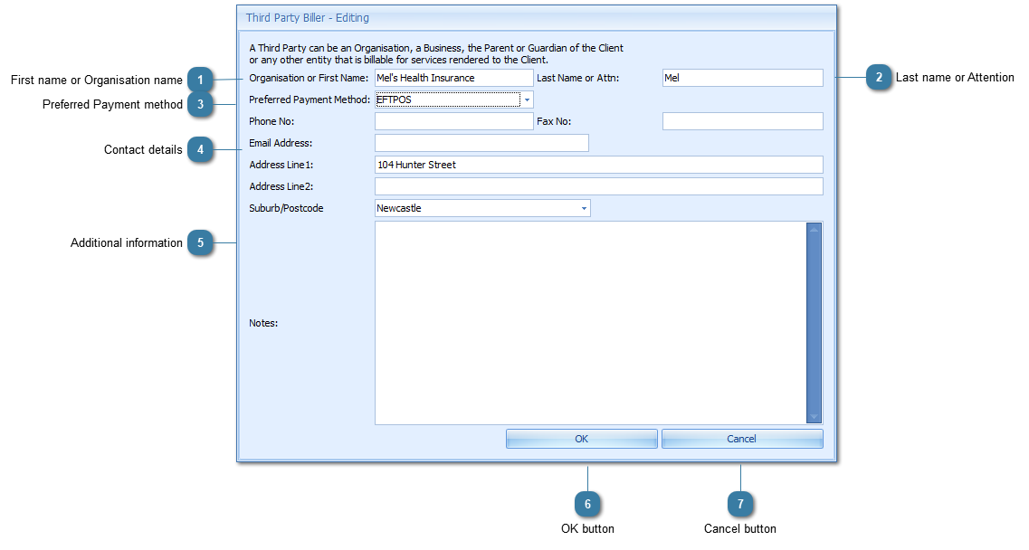 Adding a Third Party Biller