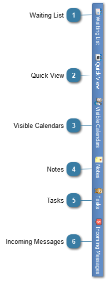 Appointment Book - Right-hand Toolbar