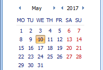 6. Date Selector