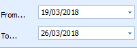 1. Date Selection