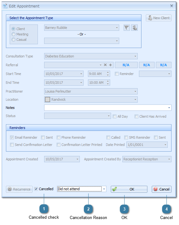 How do I cancel an Appointment?