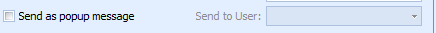 3. Send as popup message
