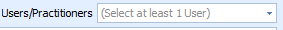 2. Choose Users/Practitioner
