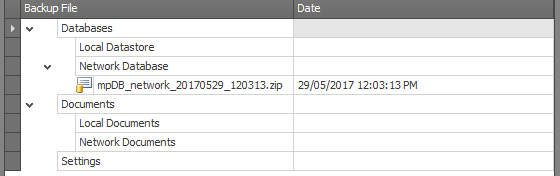 4. Backup Display
