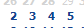 2. Bolded Dates
