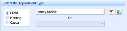 1. Select the Appointment Type