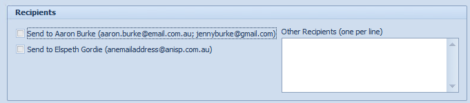 1. Recipients