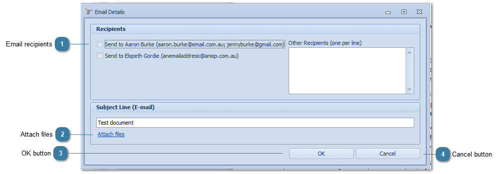 Email a document