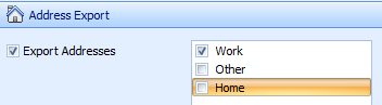 2. Export Addresses