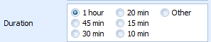 4. Appointment Duration Required