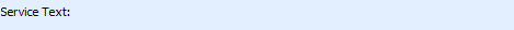 3. Service Text