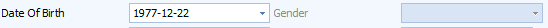 2. Date of Birth and Gender
