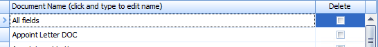 1. Template List