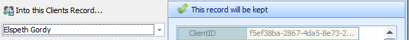 3. Into this Clients Record