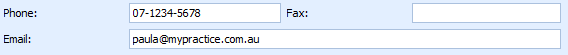 7. Phone, Email and Fax