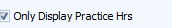 16. Only Display Practice Hrs