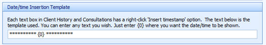 7. Date/Time Insertion Template