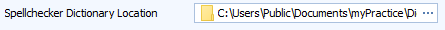9. Spellcheck Dictionary