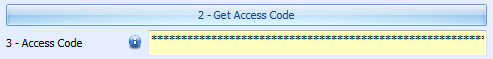 3. Get  Access Code
