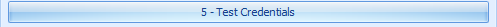 5. Test Credentials