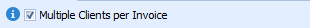 10. Multiple Clients per Invoice