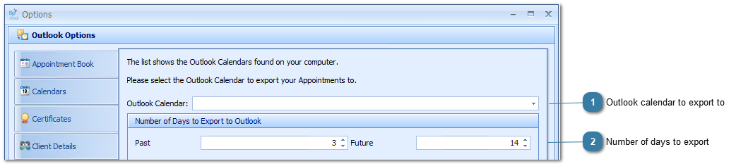 Setting up your Outlook Options