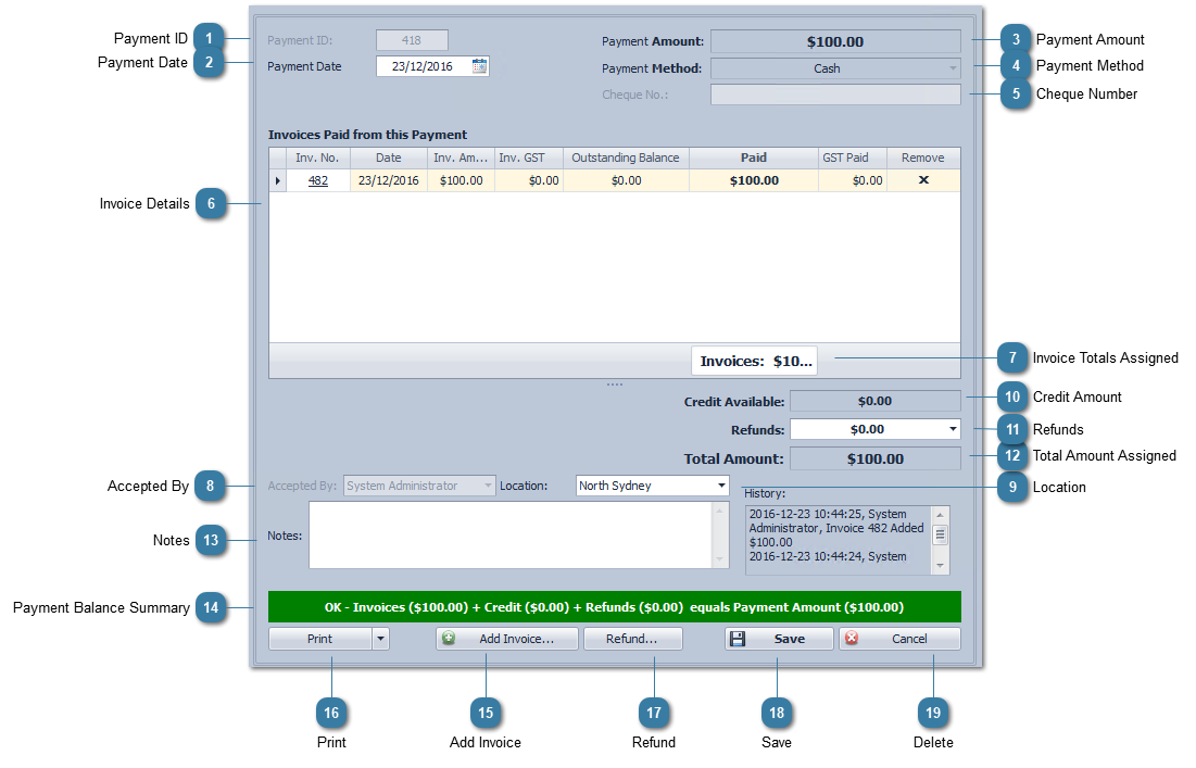 Payments