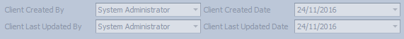 7. Client Creation Details