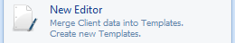 4. New Editor button