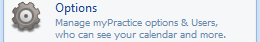 7. Options button