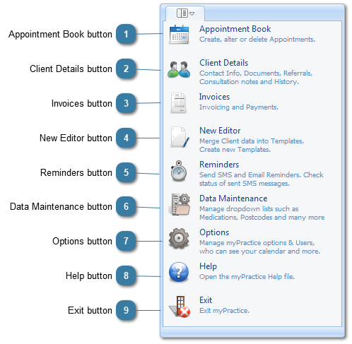Quick Access Menu