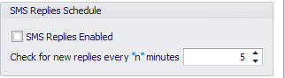 3. SMS Replies Schedule