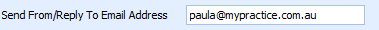 3. Reply to Email Address