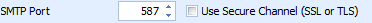 4. SMTP Port details
