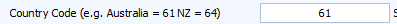 2. Country Code