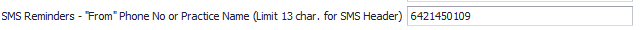 5. SMS Reminder From Details