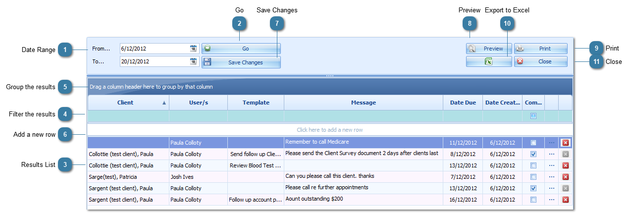 Tasks Master Report