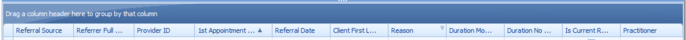 6. Other Group by or Filtering options