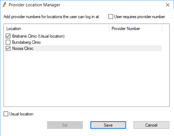 Provider Location Manager
